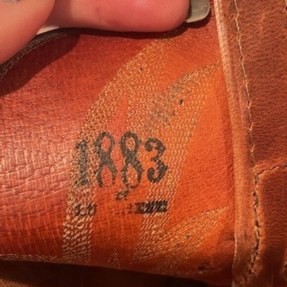 Lucchese Vintage 1883 Cowboy Boots Hand Stitched – Sz 7 - Picture 8 of 15